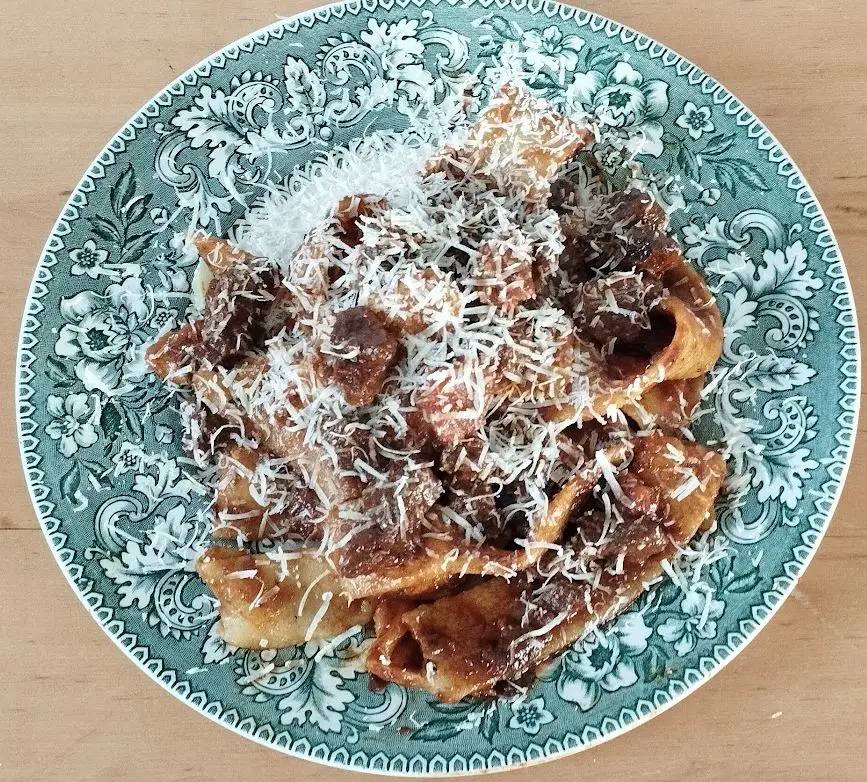 pappardelle with boar sauce