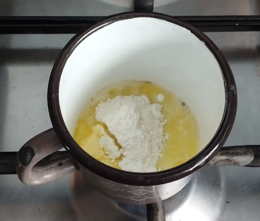 butter and flour