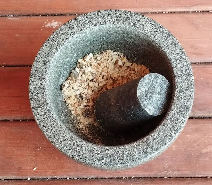 crushed nuts